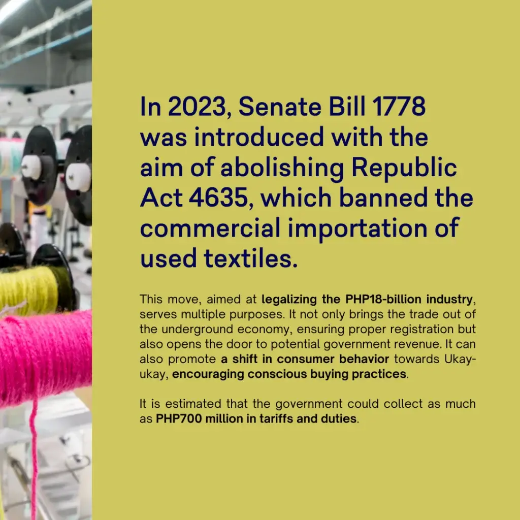 Used clothing and sustainability - slide 6
