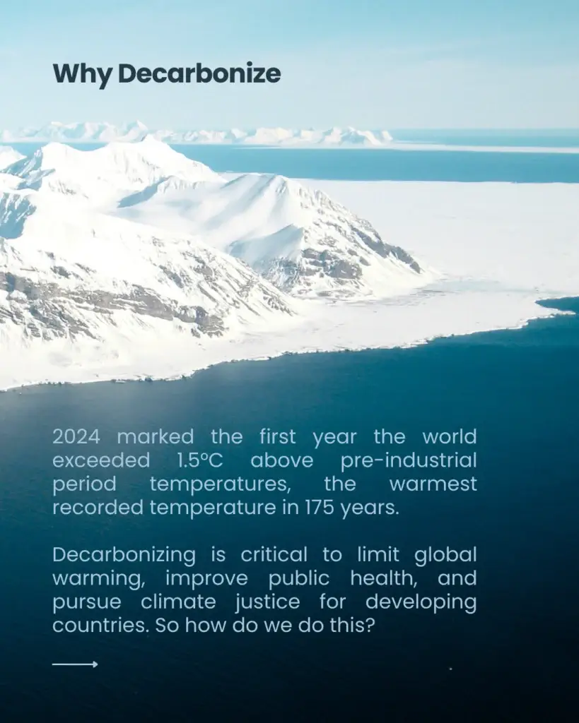 Designing for Decarbonization - slide 3
